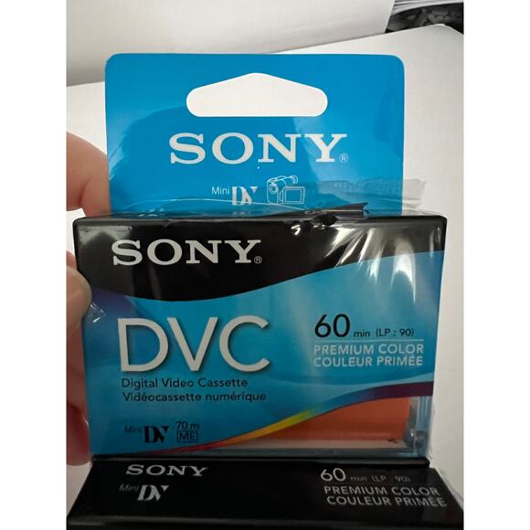 NEW Sony Mini DV 60Min DVC DVM60PRRX Digital Video Cassette Tape Lot of 3 - Picture 4 of 4